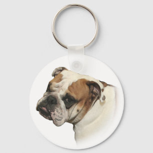 Engelse Bulldog Sleutelhanger