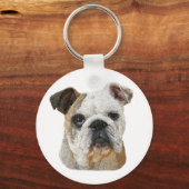 Engelse Bulldog Sleutelhangers (Voorkant)
