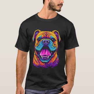Engelse Bulldog  stijl T-shirt