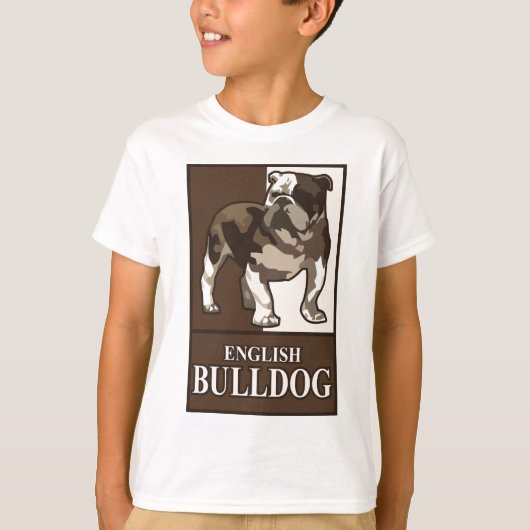 Engelse Bulldog T-shirt (Voorkant)