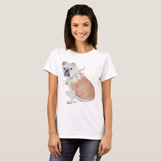 Engelse Bulldog T-shirt (Voorkant volledig)