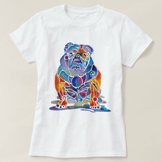 Engelse Bulldog T-shirt (Design voorkant)
