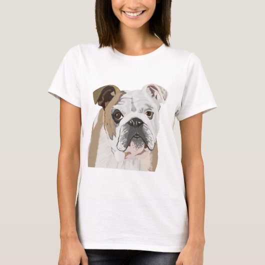 Engelse Bulldog T-shirt (Voorkant)