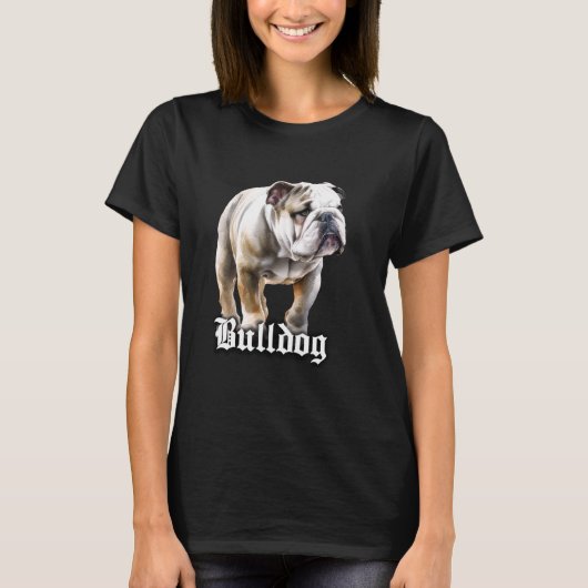 Engelse Bulldog T-shirt (Voorkant)