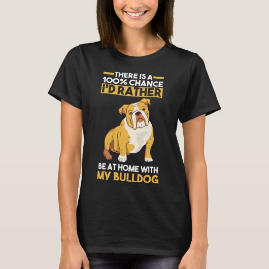 Engelse Bulldog T-shirt (Voorkant)