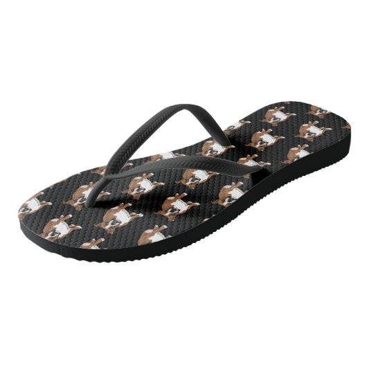 Engelse BullDog Teenslippers (Schuin)