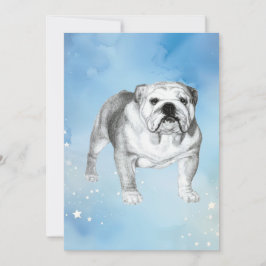 Engelse Bulldog tekening Kaart