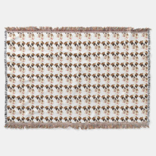 Engelse Bulldog Throw Blanket Deken