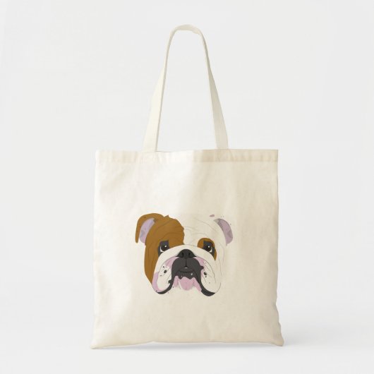 Engelse Bulldog Tote Bag (Voorkant)