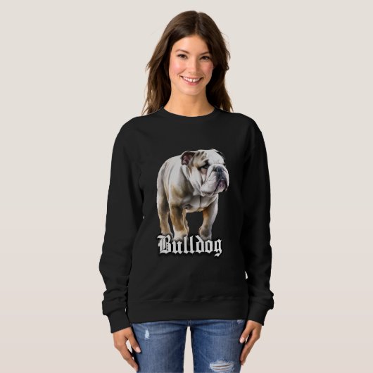 Engelse Bulldog Trui (Voorkant volledig)