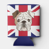 Engelse Bulldog & Union Jack Can Blikjeskoeler (Achterkant)