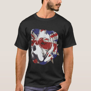 Engelse Bulldog Union Jack - Funny Bull Dog T-shirt