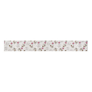 Engelse Bulldog & Union Jack Grosgrain Ribbon Grosgrain Lint