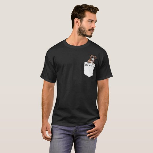 Engelse bulldog Upload je eigen huisplaatsnaam T-shirt (Voorkant volledig)