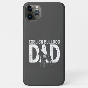 Engelse bulldog vader hond papa cadeau Case-Mate iPhone case