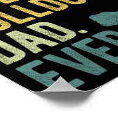 Engelse bulldog vader ooit hond papa vader39s dag poster (Hoek)