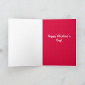 Engelse Bulldog Valentijnsdag Bedankkaart (Binnen)