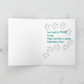 Engelse Bulldog Valentijnsdag Gifts Feestdagen Kaart (Binnen)