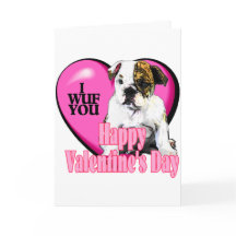 Engelse Bulldog Valentijnsdag Gifts