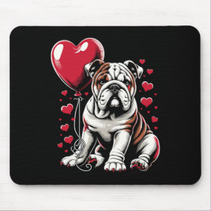 Engelse Bulldog Valentijnsdag Hondeneigenaar Valen Muismat