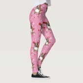 Engelse Bulldog Valentijnsdag Leggings (Rechts)