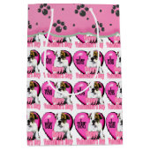 Engelse Bulldog Valentijnsdag Medium Cadeauzakje (Voorkant)