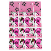 Engelse Bulldog Valentijnsdag Medium Cadeauzakje (Achterkant)