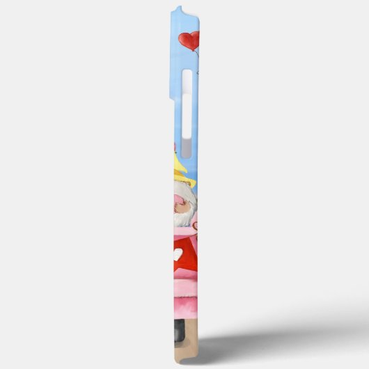 Engelse Bulldog Valentijnsdag Truck Hearts Case-Mate iPhone Case (Achterkant / Links)