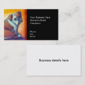 Engelse Bulldog Visitekaartje (Voorkant / Achterkant)