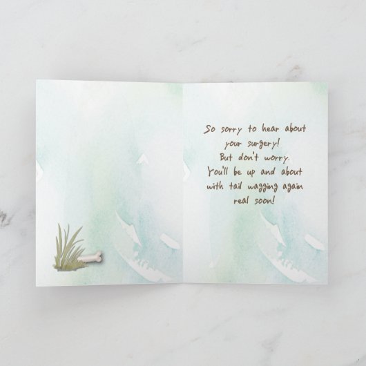 Engelse Bulldog voel je beter na chirurgie naar ho Kaart (Binnen)