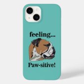 Engelse Bulldog voelt zich passief Hondenliefhebbe Case-Mate iPhone Case (Achterkant)