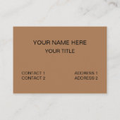 Engelse Bulldog voelt zich passieve hondentrimmer Visitekaartje (Achterkant)