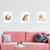 Engelse Bulldog Wall Art, Bulldog Poster Muurkunst Sets (Woonkamer)