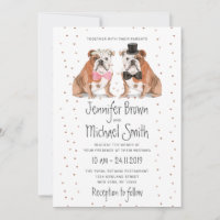 Engelse Bulldog Wedding Dogs