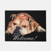Engelse Bulldog, welkom Deurmat (Voorkant)