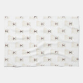 Engelse Bulldog (White) Theedoek (Horizontaal)