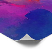 Engelse Bulldog wilde Natuur dierenschilderij Poster (Hoek)