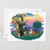 Engelse Bulldog (witbruin) Briefkaart