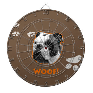 Engelse Bulldog Woof Dartbord