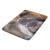 Engelse Bulldog Worp Kussen Badmat (Gekanteld)