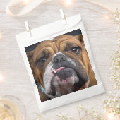 Engelse Bulldog Worp Kussen Bedankzakje (Geknipt)