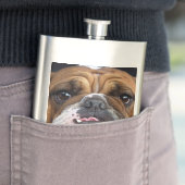 Engelse Bulldog Worp Kussen Flacon (Voorbeeld)