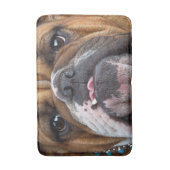 Engelse Bulldog Worpkussen Badmat (Voorkant Verticaal)