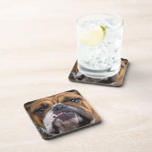 Engelse Bulldog Worpkussen Bier Onderzetter (Rechterzijde)