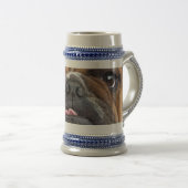 Engelse Bulldog Worpkussen Bierpul (Voorkant rechts)