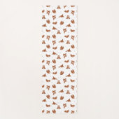 Engelse bulldog yoga pose yogamat (Voorkant)
