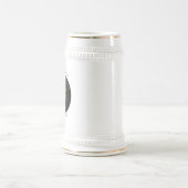 Engelse Bulldog Zwart en Goud Bierpul (Center)