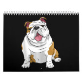 Engelse Bulldogs Geweldige Funny Bulldog Pups Dogs Kalender (Hoes)