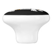 Engelse Bulldogs Geweldige Funny Bulldog Pups Dogs Keramische Knop (Zijkant)