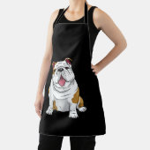 Engelse Bulldogs Geweldige Funny Bulldog Pups Dogs Schort (Insitu)